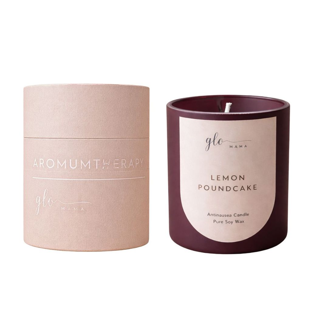 GLO Mama Aromatherapy Anti Nausea Candle for Pregnancy | Relieves Morning Sickness, Nausea & Vomiting | Natural Soothing Formula for Relaxation | Made for Moms-to-Be