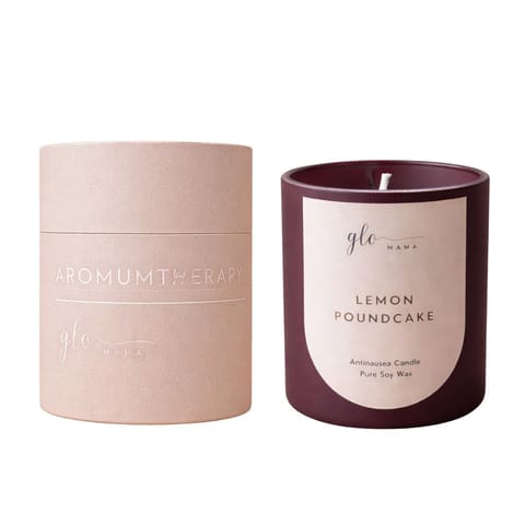 GLO Mama Aromatherapy Anti Nausea Candle for Pregnancy | Relieves Morning Sickness, Nausea & Vomiting | Natural Soothing Formula for Relaxation | Made for Moms-to-Be