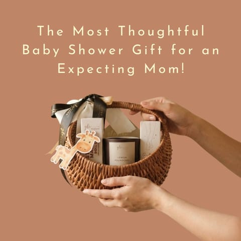 GLO Mama Baby Shower Gift Hamper for Mom-to-Be | 5+ Pregnancy Care Essentials Kit | OB-GYN Approved Maternity Gift Set