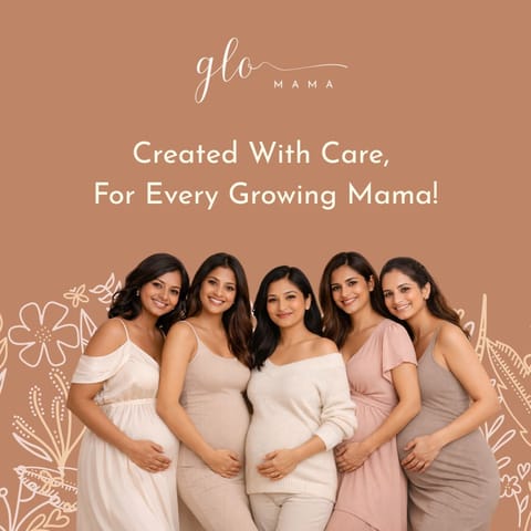 GLO Mama Baby Shower Gift Hamper for Mom-to-Be | 5+ Pregnancy Care Essentials Kit | OB-GYN Approved Maternity Gift Set