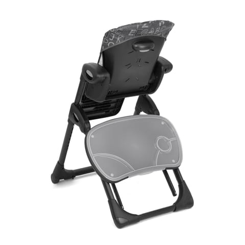 Joie Mimzy Recline Customisable High Chair to Table Chair - Baby Feeding High Chair with 5 Adjustable Recline, 7 Height Positions, 5-Point Harness, 3 Footrest Heights (Birth to 15 Kg)