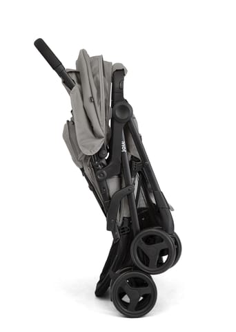 Joie Aire Twin Lightweight Double Stroller, Suitable from Birth to 15 kg, Independent Forward Facing Seats, SoftTouch 5-Point Harness, Lie-Flat Recline, UPF 50+ Canopies, All-Wheel Suspension, Reversible Seat Liners, Quick One-Handed Fold