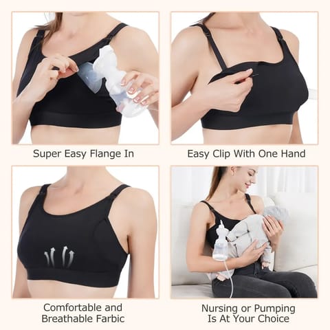 YN08-Hands-Free Pumping Bra-XS