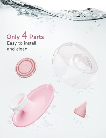 P20 Wearable Breast Pump Pink/1 Pack