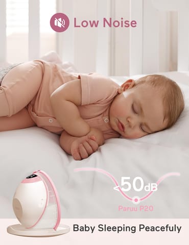P20 Wearable Breast Pump Pink/1 Pack