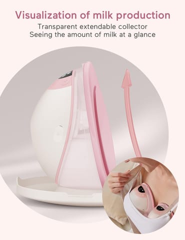 P20 Wearable Breast Pump Pink/1 Pack