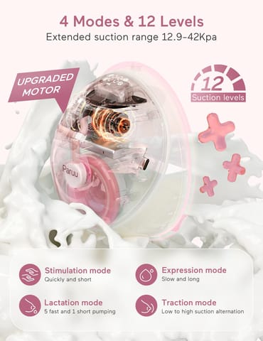 P20 Wearable Breast Pump Pink/1 Pack