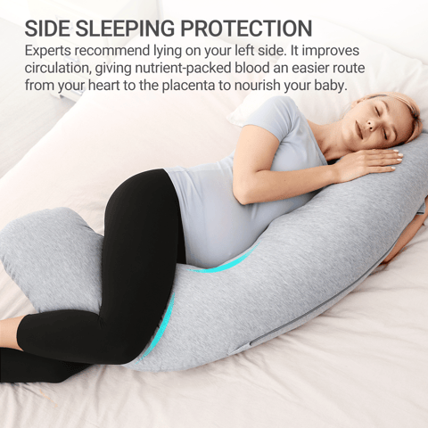 J Shaped Maternity Body Pillow