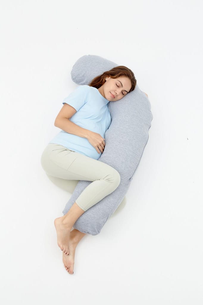 J Shaped Maternity Body Pillow