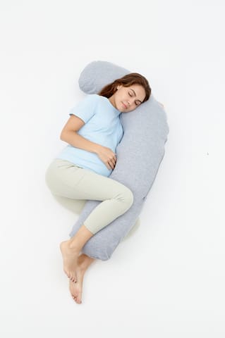 J Shaped Maternity Body Pillow