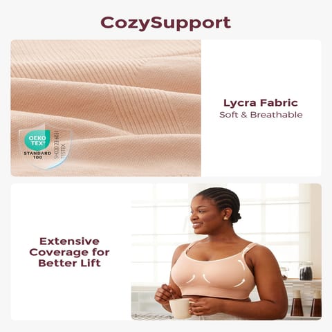 4-in-1 Hands-Free Pumping Bra – Size M