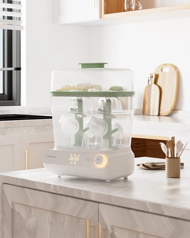 Momcozy 3 Layers Large Bottle Sterilizer and Dryer
