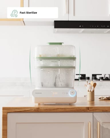 Momcozy 3 Layers Large Bottle Sterilizer and Dryer