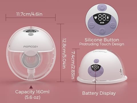 Momcozy Breast Pump M5 Double Purple