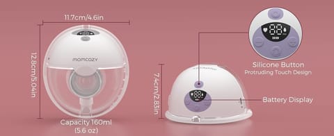 Momcozy Breast Pump M5 Double Purple