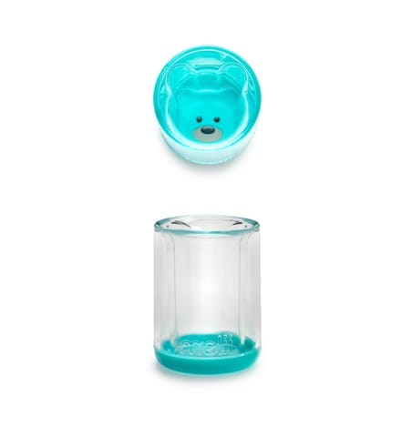 melii Double Walled Bear Cup 145ml (1, Blue)