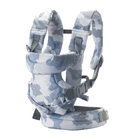 Infantino Flip 4-in-1 Convertible Carrier with Adjustable Ergonomic seat, Head Support, Shoulder Straps, and Waist Belt, 4 Ways to Carry, Can Carry (3.6-14.5 Kgs), Camo