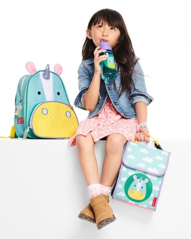 Skip Hop Zoo Straw Bottle Pp Unicorn (18 Months to 36 Months)