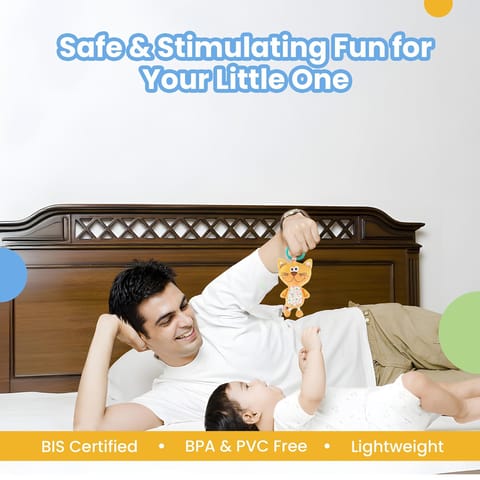Nuluv Kitty Musical Jittery Plush Toy - Soft & Cuddly Fabric, Built-in Musical Instrument, Perfect for Babies 3 Months+