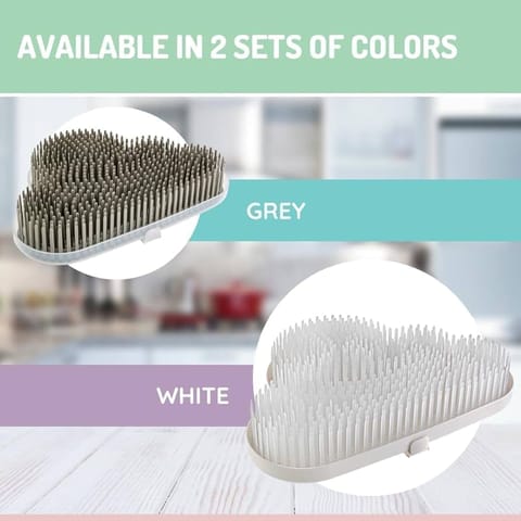 Melii Countertop Cloud Drying Rack and Drainboard, BPA Free (Grey)