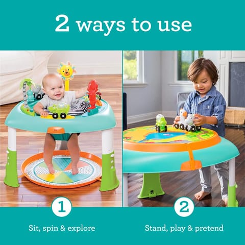 Infantino 2-in-1 Sit, Spin & Stand Entertainer & Activity Table for Kids