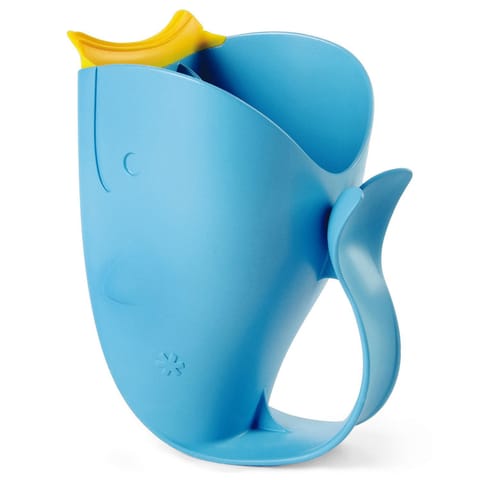 Skip Hop Moby Bath Rinse Cup: Tear-Free Waterfall Rinser, Blue(Pack of 1)