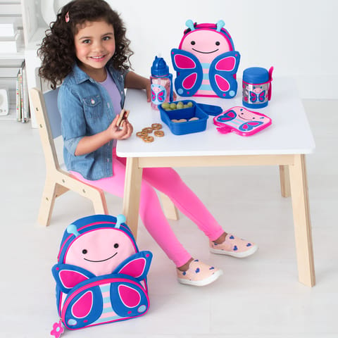 Skip Hop Zoo Little Kid Standard Backpack, Butterfly, 29.21L X 5.08W X 31.75H Cm, Multicolor