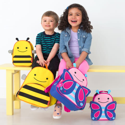 Skip Hop Zoo Little Kid Standard Backpack, Butterfly, 29.21L X 5.08W X 31.75H Cm, Multicolor