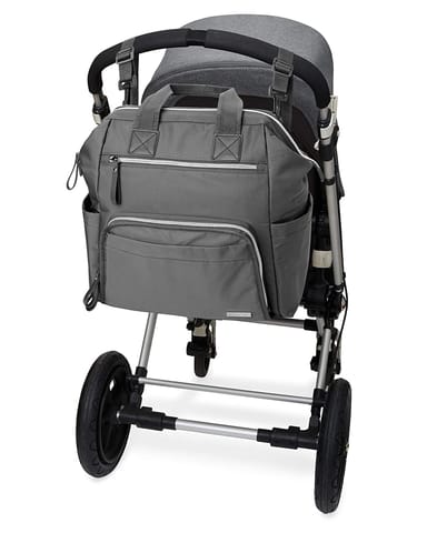 Skip Hop Mainframe Diaper Bag Backpack - Wide Open Baby Diaper Bag With Phone Pocket (Charcoal), Standard, 9J639110