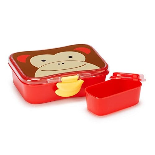 Skip Hop Zoo Lunch Kit Monkey (3 Years to 6 Years), Red, (SH9J648110)