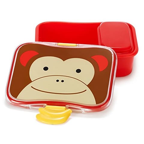 Skip Hop Zoo Lunch Kit Monkey (3 Years to 6 Years), Red, (SH9J648110)