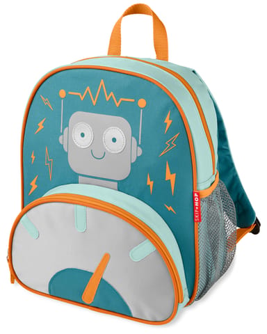 Skip Hop 30 litres Spark Style Little Kid Backpack-Robot - Multicolor