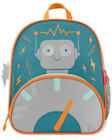 Skip Hop 30 litres Spark Style Little Kid Backpack-Robot - Multicolor