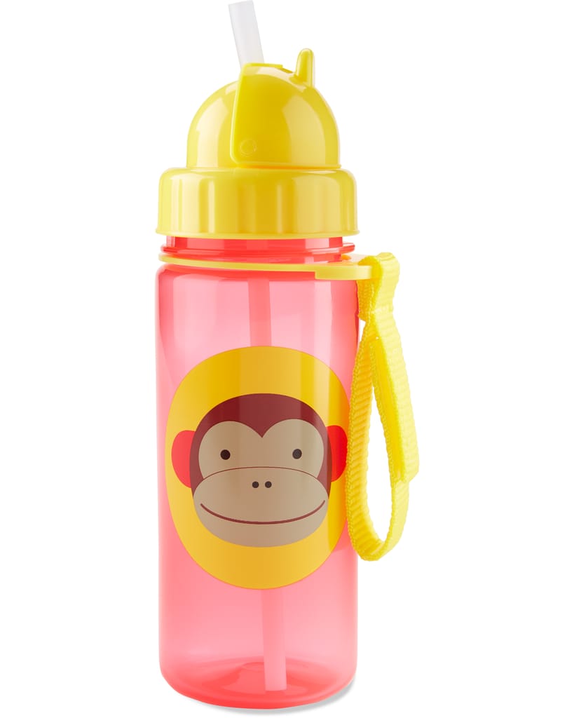 Zoo Straw Bottle Pp