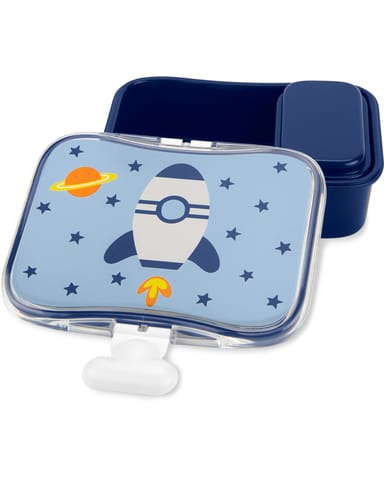 Skip Hop Spark Style Lunch Kit - Rocket (Plastic, Blue)