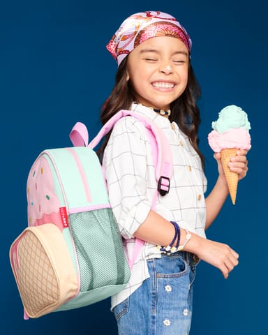 Skip Hop Spark Style Little Kid Backpack, School Bag for Kids, 3 to 6 Years- Ice Cream