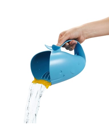 Skip Hop Moby Bath Rinse Cup: Tear-Free Waterfall Rinser, Blue(Pack of 1)