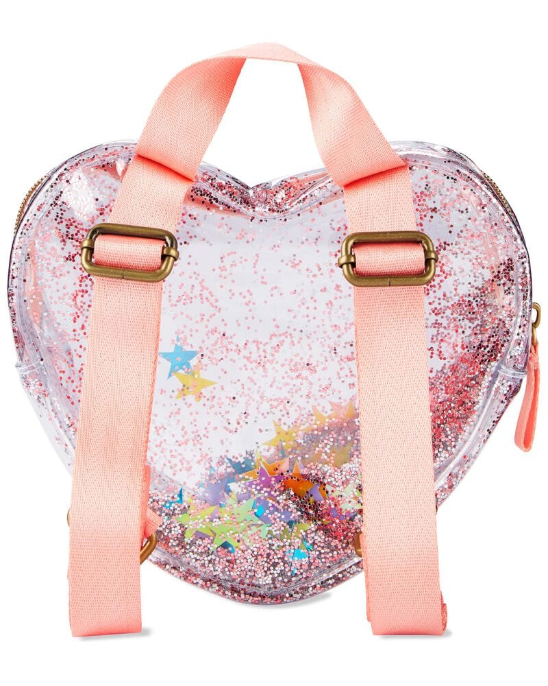 Skip Hop Clear Glitter Heart Kid Backpack 6 Years+