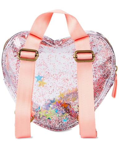 Skip Hop Clear Glitter Heart Kid Backpack 6 Years+